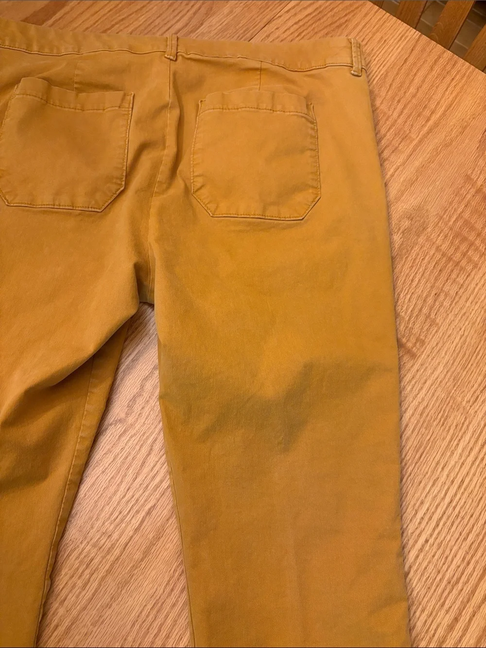Old Navy Pumpkin Orange Pixie  Cotton Straight-Leg Pants